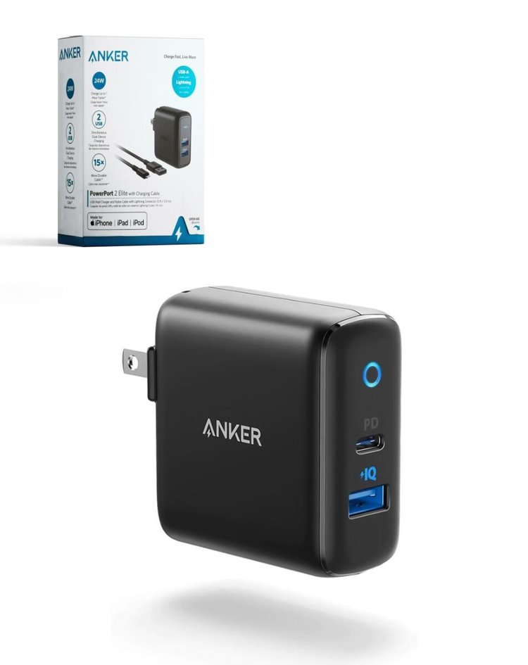 ANKER - Powerport PD+ 35W 2 Wall Charger