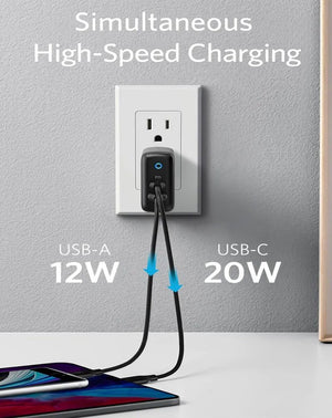 ANKER - Powerport PD+ 35W 2 Wall Charger