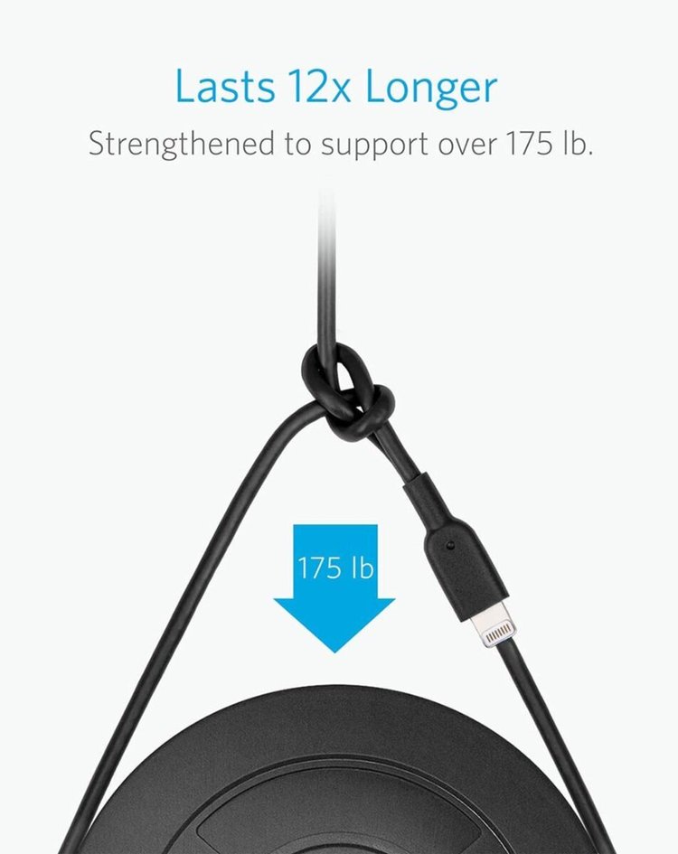 ANKER - Powerline II 10' USB-A To Lightning Connector