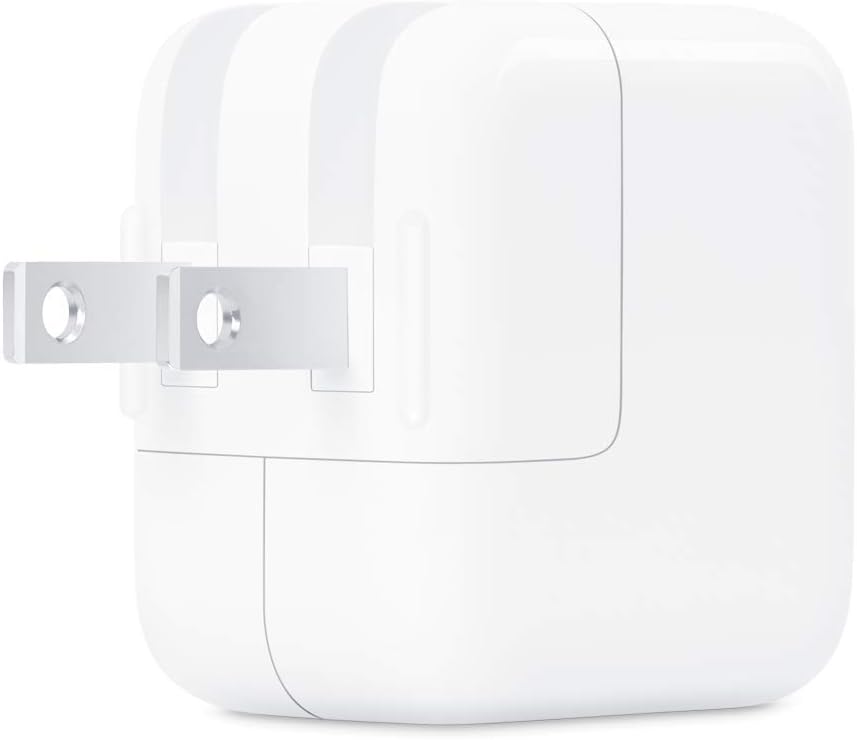 12W USB Power Adapter - iPad and iPhone Charger, Type A Wall Charger